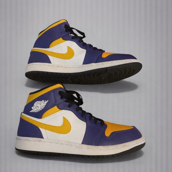 Gently used Nike Air Jordan 1 - Lakers